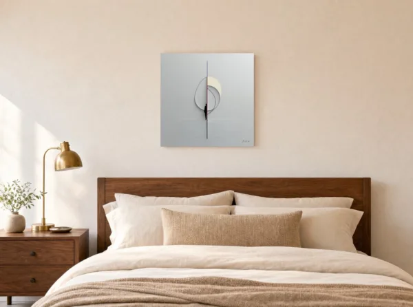 Waiting at the Line by Bassem, canvas on a wall