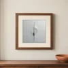 ba-0109-waiting-at-the-line-print-1-closeup-walnut-v6 Waiting at the Line by Bassem, art print shown framed on a wall