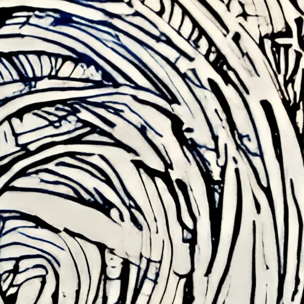 ba-0111-drifting-balloon-canvas-4-detail-v4 Drifting Balloon by Bassem, detail at close range