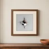 ba-0112-converging-planes-print-1-closeup-walnut-v6 Converging Planes by Bassem, art print shown framed on a wall