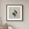 Ribbon of Dark Stone by Bassem, art print shown framed on a wall