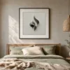 Ribbon of Dark Stone by Bassem, art print shown framed on a wall