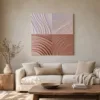 Dune Tiles by Bassem, canvas on a wall