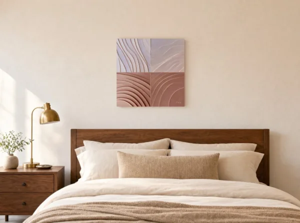 Dune Tiles by Bassem, canvas on a wall