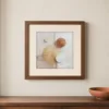 The Gold Seam by Bassem, art print shown framed on a wall