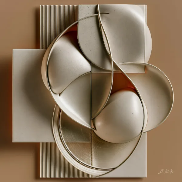 Stone Bowls and Wire by Bassem, the full artwork