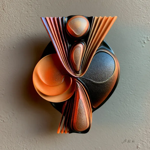 The Pleated Fan by Bassem, the full artwork