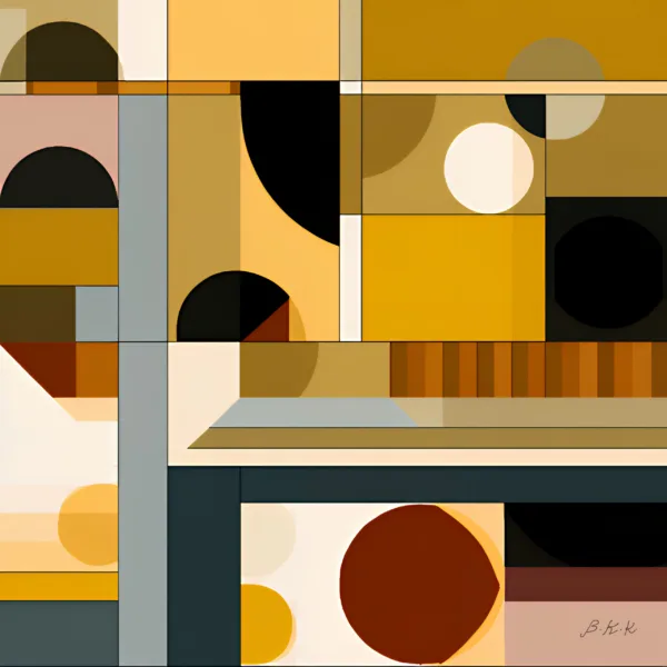 Afternoon Blocks by Bassem, the full artwork