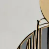 Loops Over Gold by Bassem, detail at close range