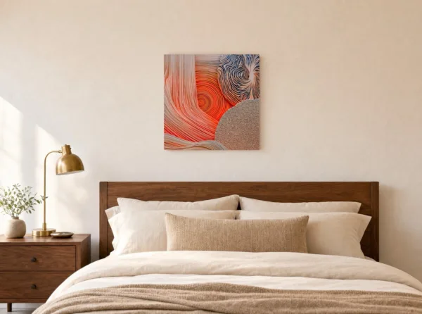 ba-0140-coral-currents-canvas-3-canvas-room-bedroom-white-v4 Coral Currents by Bassem, canvas on a wall