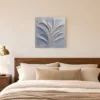 ba-0144-fanned-plaster-fronds-canvas-3-canvas-room-bedroom-white-v4 Fanned Plaster Fronds by Bassem, canvas on a wall