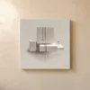 Stacked Blush Stone by Bassem, canvas on a wall