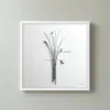ba-0157-wire-bouquet-framed-3-thin-closeup-white-v4 Wire Bouquet by Bassem, framed print on a wall