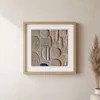 Carved Sand Sampler by Bassem, art print shown framed on a wall