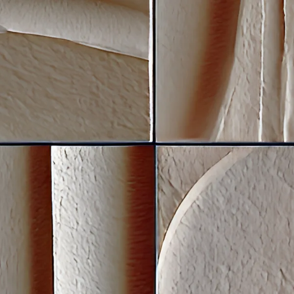Carved Sand Sampler by Bassem, detail at close range