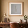 Three Quiet Dots by Bassem, art print shown framed on a wall