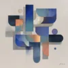 Evening Blue Blocks by Bassem, the full artwork
