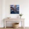 ba-0170-the-copper-leaf-framed-4-thin-room-entry-white-v4 The Copper Leaf by Bassem, framed print on a wall