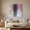 Dusk in Soft Panels by Bassem, canvas on a wall