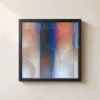 ba-0173-dusk-in-soft-panels-framed-1-thin-closeup-black-v4 Dusk in Soft Panels by Bassem, framed print on a wall