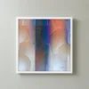 ba-0173-dusk-in-soft-panels-framed-3-thin-closeup-white-v4 Dusk in Soft Panels by Bassem, framed print on a wall