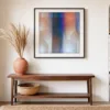 Dusk in Soft Panels by Bassem, art print shown framed on a wall