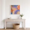 Sherbet Arches by Bassem, framed print on a wall