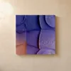 Periwinkle Swirl Tiles by Bassem, canvas on a wall