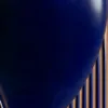 Wrapped Navy Spheres by Bassem, detail at close range