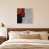 Rust Rings in Chalk by Bassem, canvas on a wall