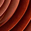Rust Rings in Chalk by Bassem, detail at close range
