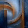 Crescent in Rust Light by Bassem, the full artwork