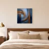 ba-0195-crescent-in-rust-light-canvas-3-canvas-room-bedroom-white-v4 Crescent in Rust Light by Bassem, canvas on a wall