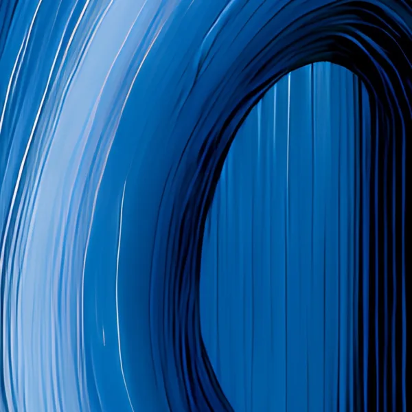 Ribbon Past the Windows by Bassem, detail at close range