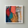ba-0197-swirls-beside-the-column-framed-3-thin-closeup-white-v4 Swirls Beside the Column by Bassem, framed print on a wall