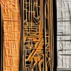 ba-0197-swirls-beside-the-column-framed-5-detail-v4 Swirls Beside the Column by Bassem, detail at close range