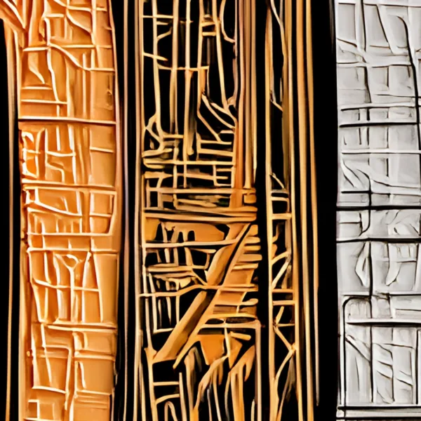 ba-0197-swirls-beside-the-column-framed-5-detail-v4 Swirls Beside the Column by Bassem, detail at close range