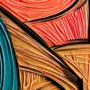 Swirls Beside the Column by Bassem, detail at close range