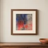 Orbiting Ripples by Bassem, art print shown framed on a wall