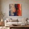 Molten Swirls by Bassem, canvas on a wall