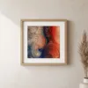 ba-0202-molten-swirls-print-1-closeup-oak-v4 Molten Swirls by Bassem, art print shown framed on a wall