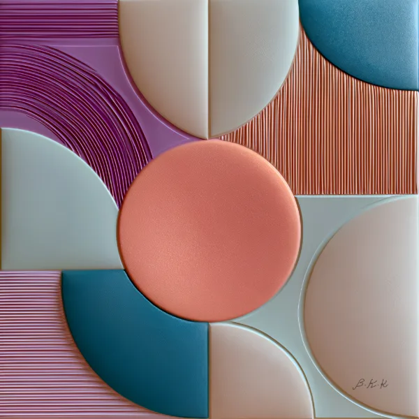 Coral at the Center by Bassem, the full artwork