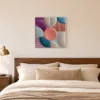 Coral at the Center by Bassem, canvas on a wall