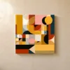 Mustard Afternoon by Bassem, canvas on a wall