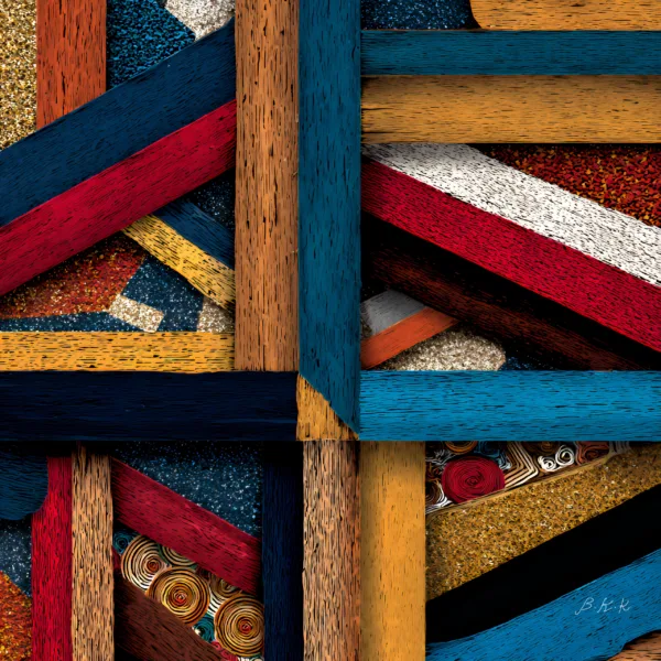 Woven Crossroads by Bassem, the full artwork