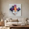 The Plum Stack by Bassem, canvas on a wall