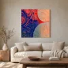 Shells and Swirls by Bassem, canvas on a wall