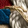 Ropes and Tassel by Bassem, detail at close range