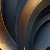 Gilded Scroll by Bassem, detail at close range