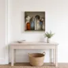 Arches Drawn in Line by Bassem, framed print on a wall